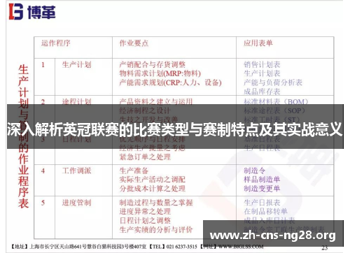 深入解析英冠联赛的比赛类型与赛制特点及其实战意义